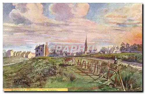 Ansichtskarte AK Langrune Vue Generale