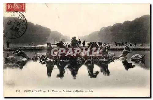 Cartes postales Versailles Le Parc Le Char D Apollon