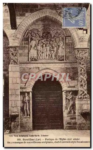 Cartes postales Souillac Portique De L Eglise