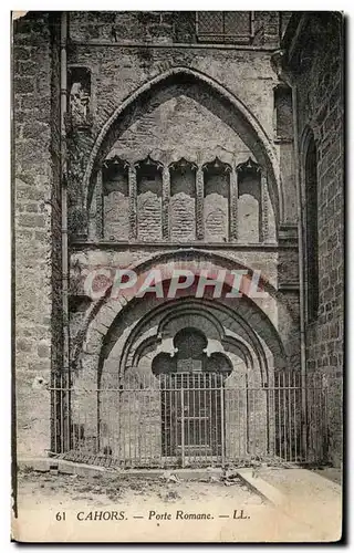 Cartes postales Cahors Porte Romane