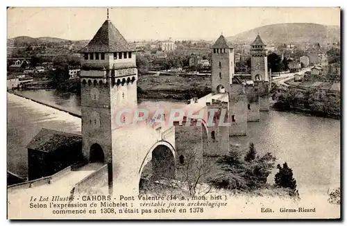 Cartes postales Cahors Pont Valentre