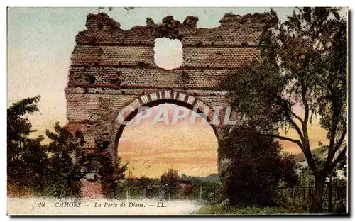 Ansichtskarte AK Cahors La Porte de Diane