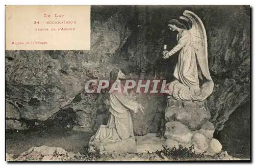 Cartes postales Rocamadour Grotte De L Agonie