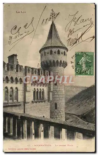 Cartes postales Rocamadour La Grosse Tour
