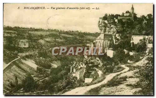 Cartes postales Rocamadour Vue Generale d Ensemble