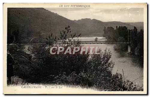Cartes postales Castelfranc Pont Sur Le Lot
