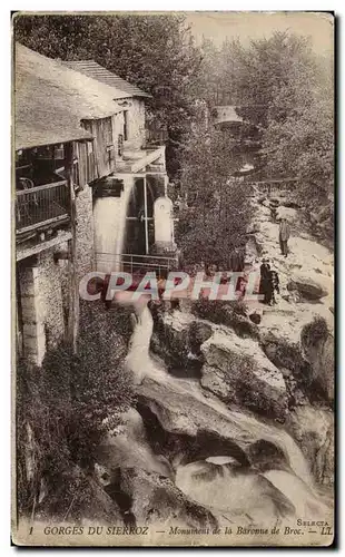 Ansichtskarte AK Gorges Du Sierroz Monument de La Baronne de Broc