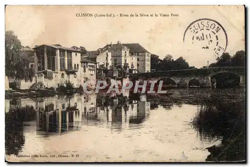 Ansichtskarte AK Clisson Rives de la Sevre et le Vieux Pont