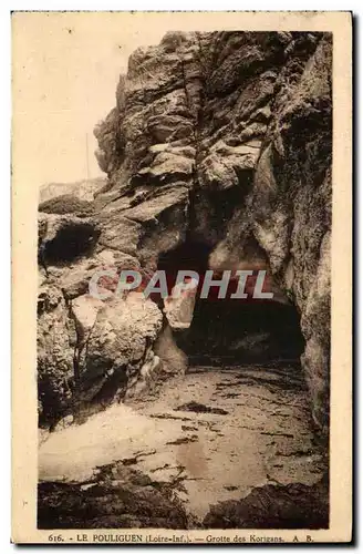 Cartes postales Le Pouliguen Grotte des Korigans