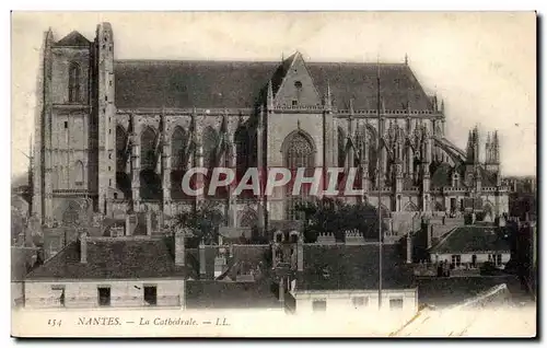 Cartes postales Nantes La Cathedrale