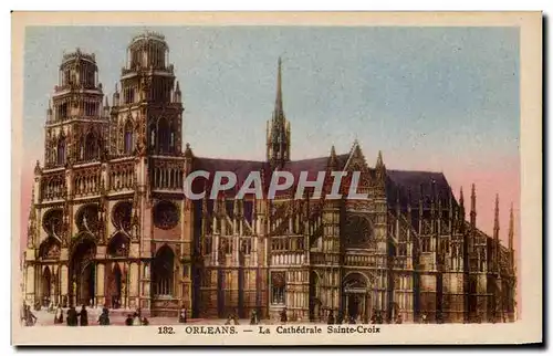 Cartes postales Orleans La Cathedrale Sainte Croix