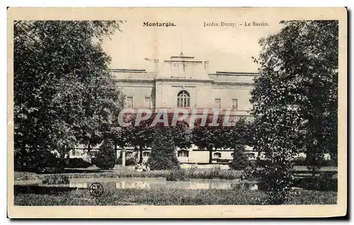 Cartes postales Montargis Jardin Duray Le Bassin