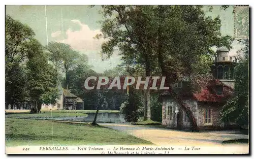 Cartes postales Versailles Le Petit Trianon Hameau de Marie Antoinette La Tour de Malborough et la laiterie