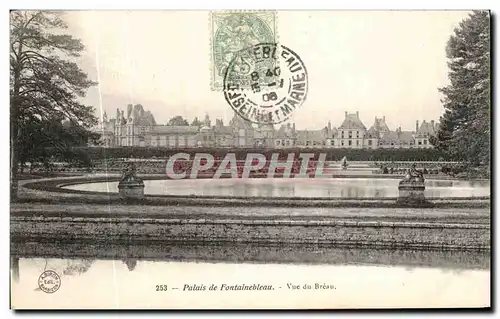 Ansichtskarte AK Palais de Fontainebleau Vue du Breau