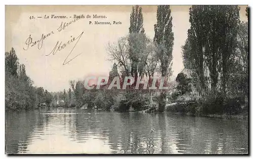 Cartes postales La Varenne Bords de Marne