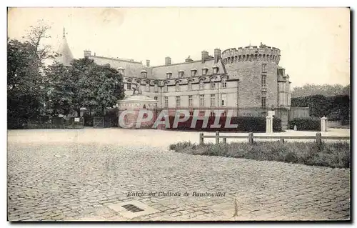 Cartes postales Entree du Chateau de Rambouillet