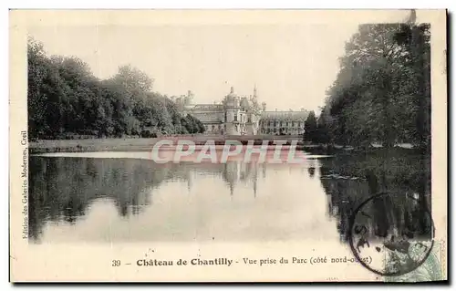 Ansichtskarte AK Chateau de Chantilly Vue Prise du Parc