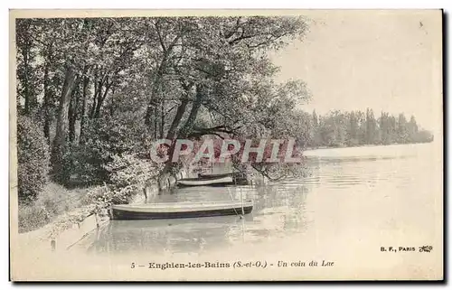Cartes postales Enghien Les Bains Un Coin du Lac