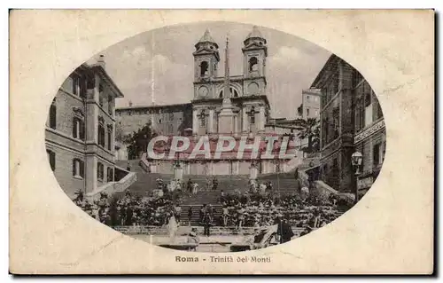 Cartes postales Roma Trinita dei Monti