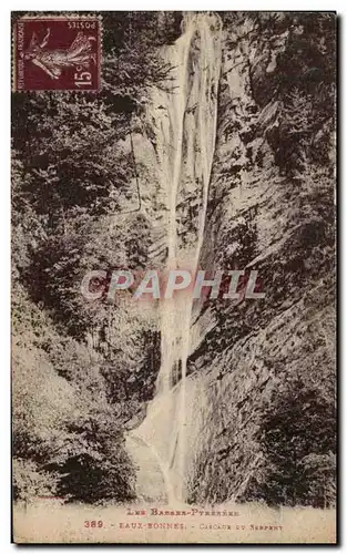 Cartes postales Eaux Bonnes Cascade du serpent