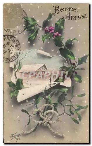 Cartes postales Bonne Annee Fleurs