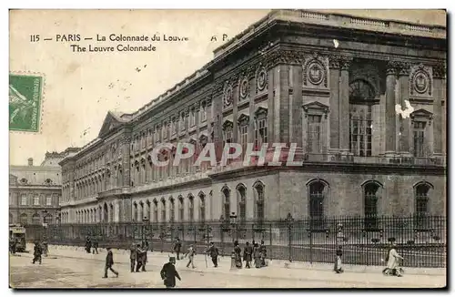 Ansichtskarte AK Paris La Colonnade du Louvre