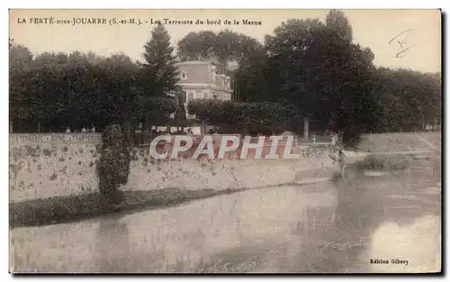 Cartes postales La Ferte sous Jouarre Les terrasses du Bord de la Marne