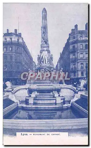 Cartes postales Lyon Monument De Carnot