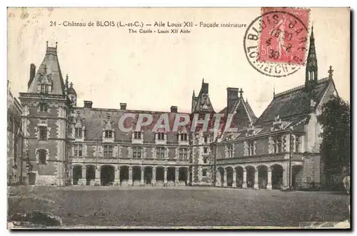 Ansichtskarte AK Chateau De Blois Aile Louis XII Facade Interieure