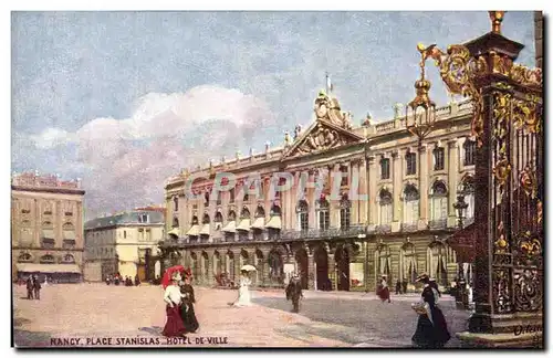 Cartes postales Nancy Place Stanislas Hotel De Ville