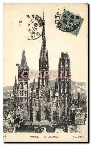 Cartes postales Rouen La Cathedrale