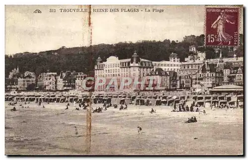 Cartes postales Trouville Reine Des Plages La Plage