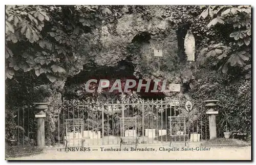 Cartes postales Nevers Tombeau de Bernadette Chapelle Saint Gildar