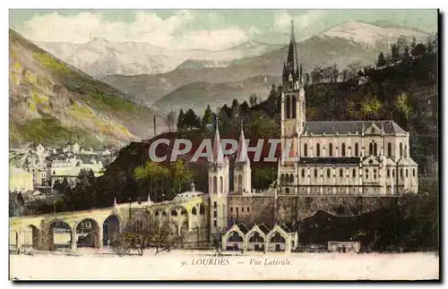 Cartes postales Lourdes Vue Laterale