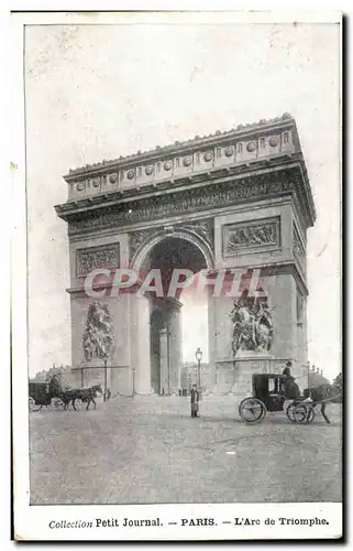 Ansichtskarte AK Paris L Arc de Triomphe Petit Journal