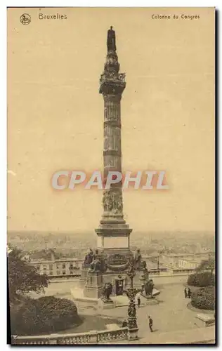 Cartes postales Bruxelies Colonne du Congres