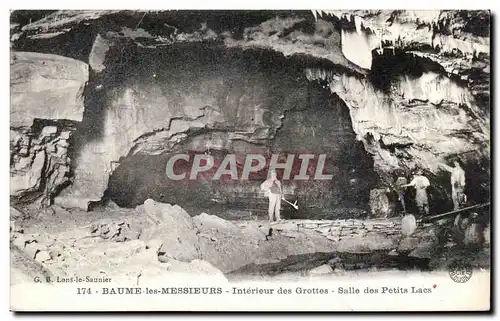 Cartes postales Baume Les Messieurs Interieur des Grottes Salle Des Petis Lacs