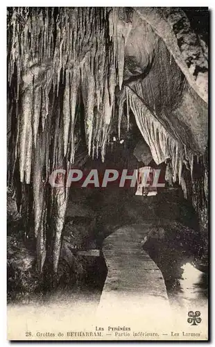 Cartes postales Grottes de Betharram Les larmes