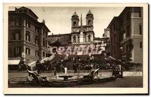 Cartes postales Roma Chiesa Della Trinita Dei Monti