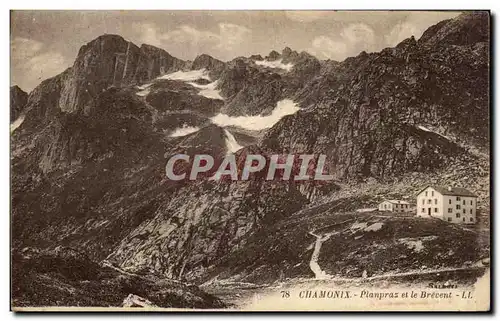 Cartes postales Chamonix Planpraz et Le Brevent