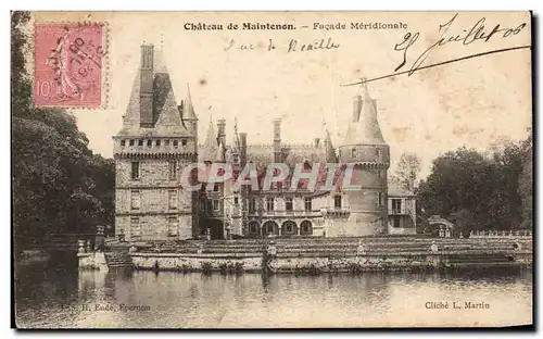 Ansichtskarte AK Chateau De Maintenon Facade Meridionale