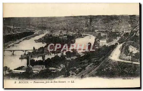 Ansichtskarte AK Rouen Panorama Pris De Bon Secours