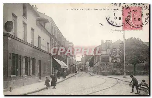 Cartes postales Montfermeil Rue de Paris Enfants