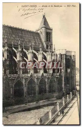 Cartes postales Saint Denis Abside de la Bassilique