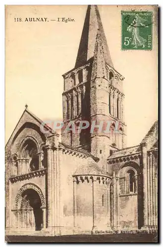 Cartes postales Aulnay L Eglise