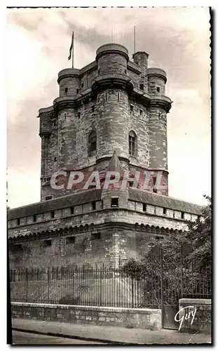 Moderne Karte Vincennes Le Chateau Donjon du et Pavillon