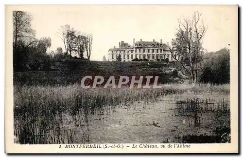 Cartes postales Montfermeil Le Chateau vu de l Abime