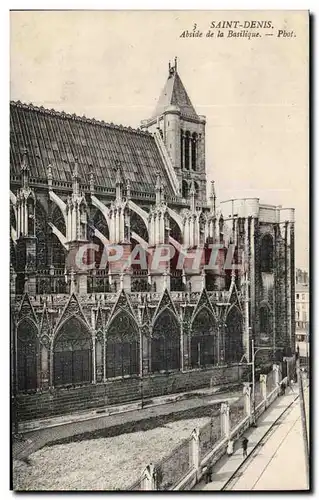 Cartes postales Saint Denis Abside de la Basilique