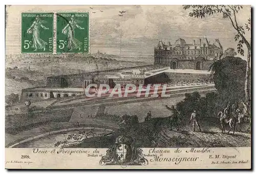 Cartes postales Chateau de Meudon