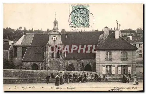 Cartes postales Sevres L Eglise Enfants